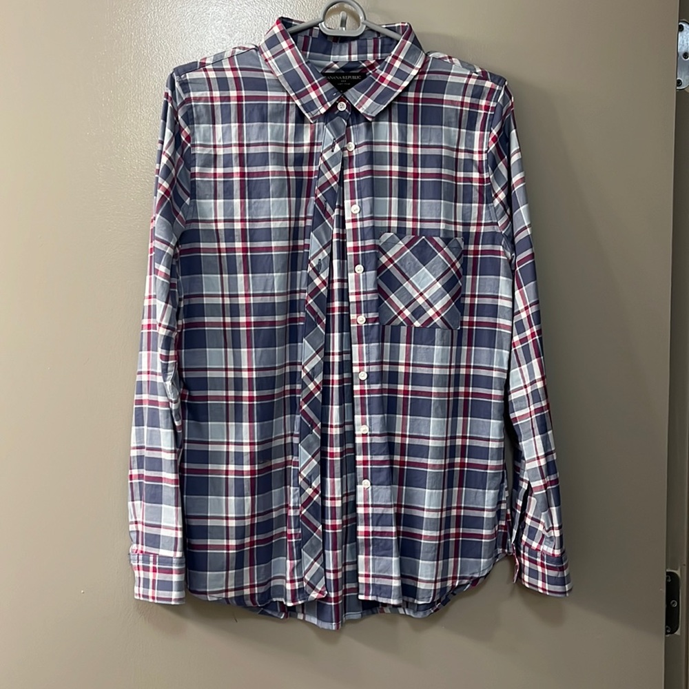 Banana Republic - collared flannel